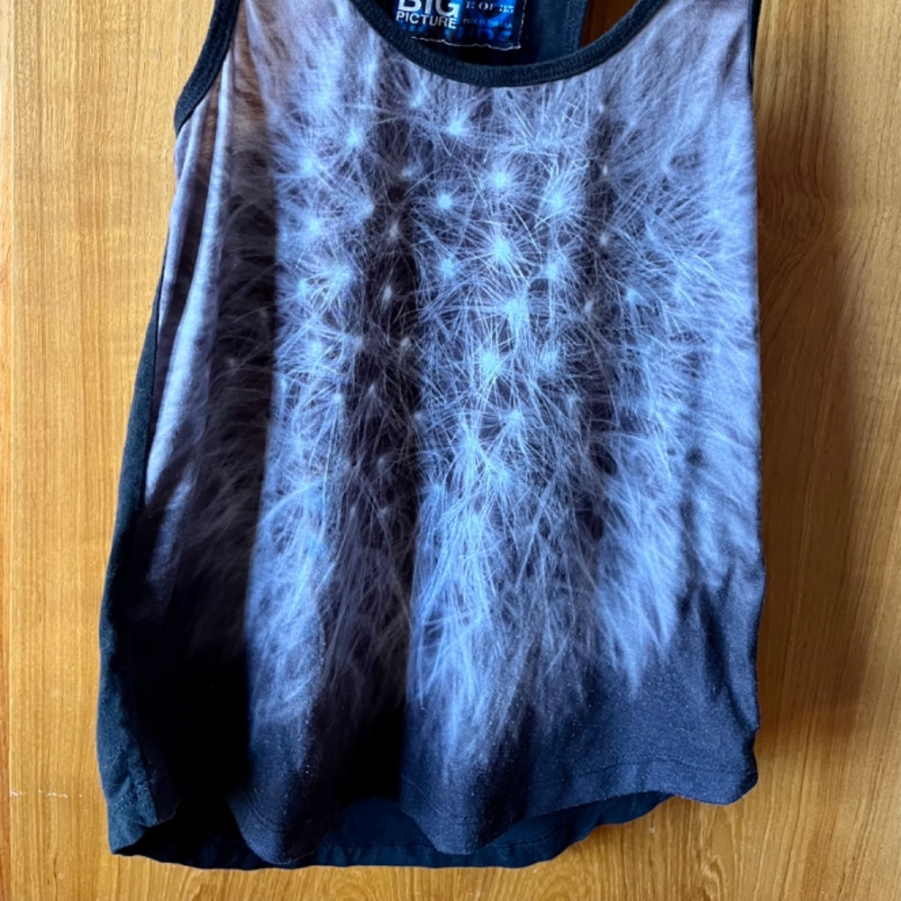Limited Edition Dandelion Blk/Wht Tank top - Picture 6 of 6